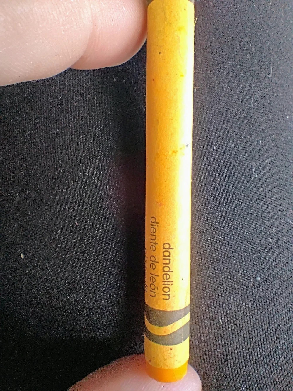 Retired Crayola Dandelion Yellow Crayon